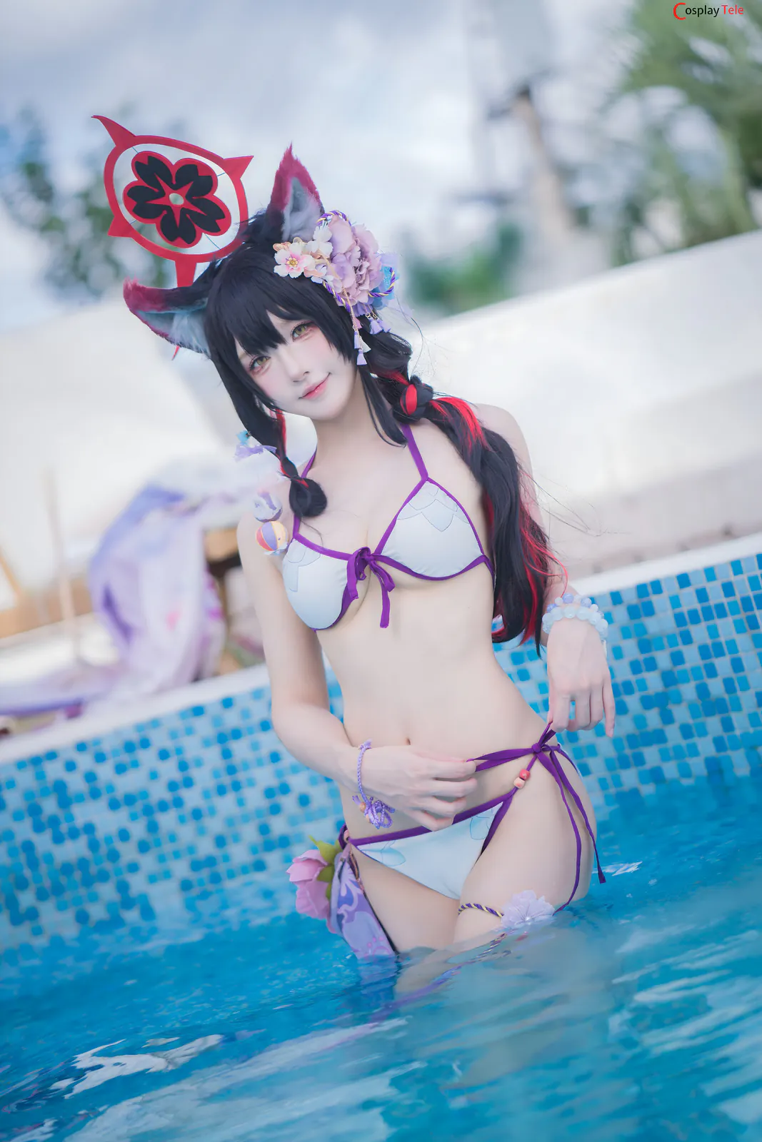 Abaoyeshitunia1 cosplay Kosaka Wakamo Swimsuit 24