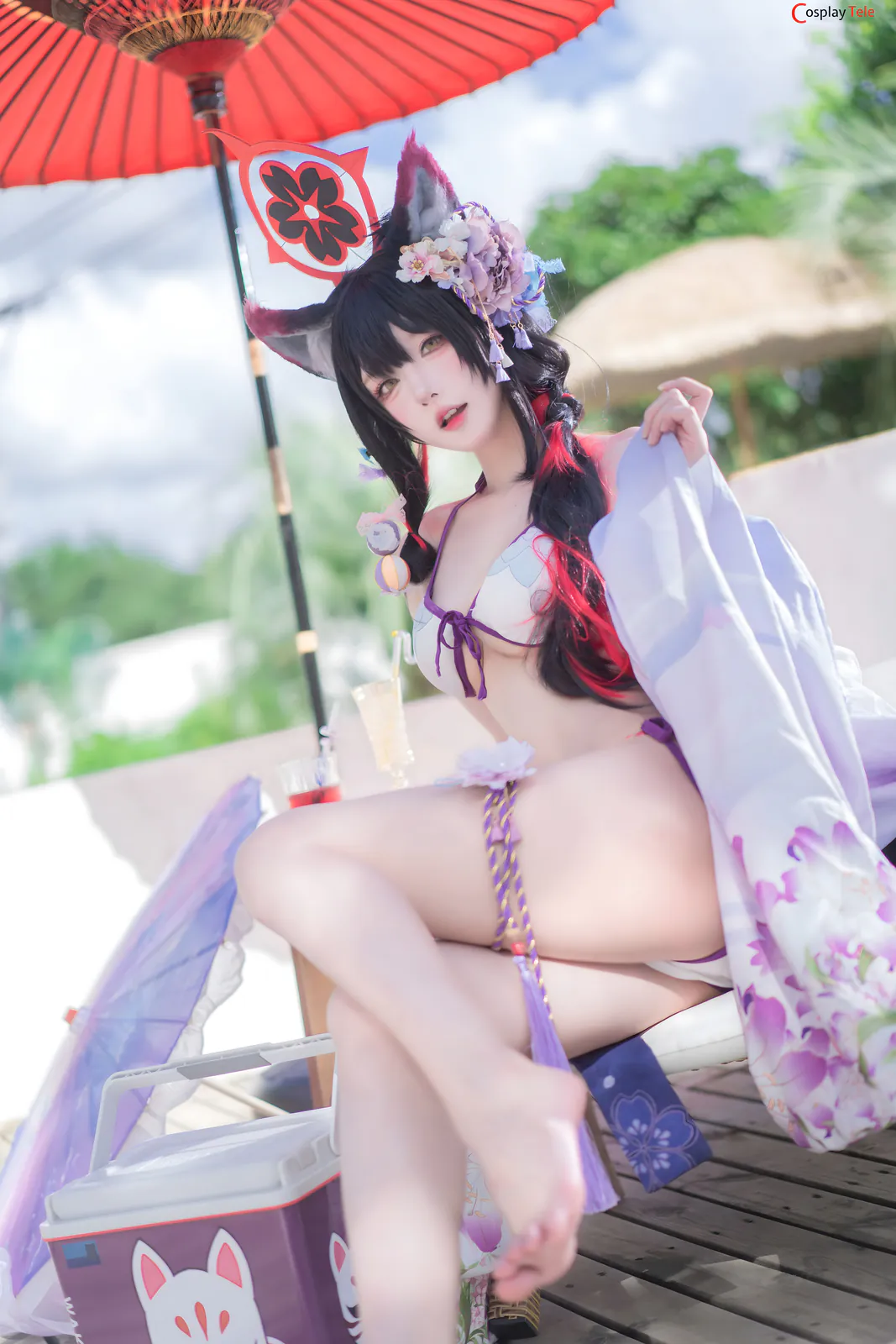Abaoyeshitunia1 cosplay Kosaka Wakamo Swimsuit 4
