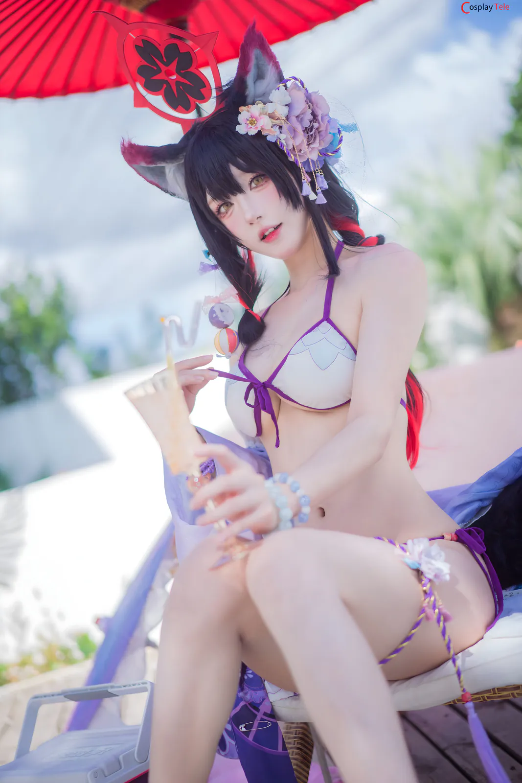 Abaoyeshitunia1 cosplay Kosaka Wakamo Swimsuit 6