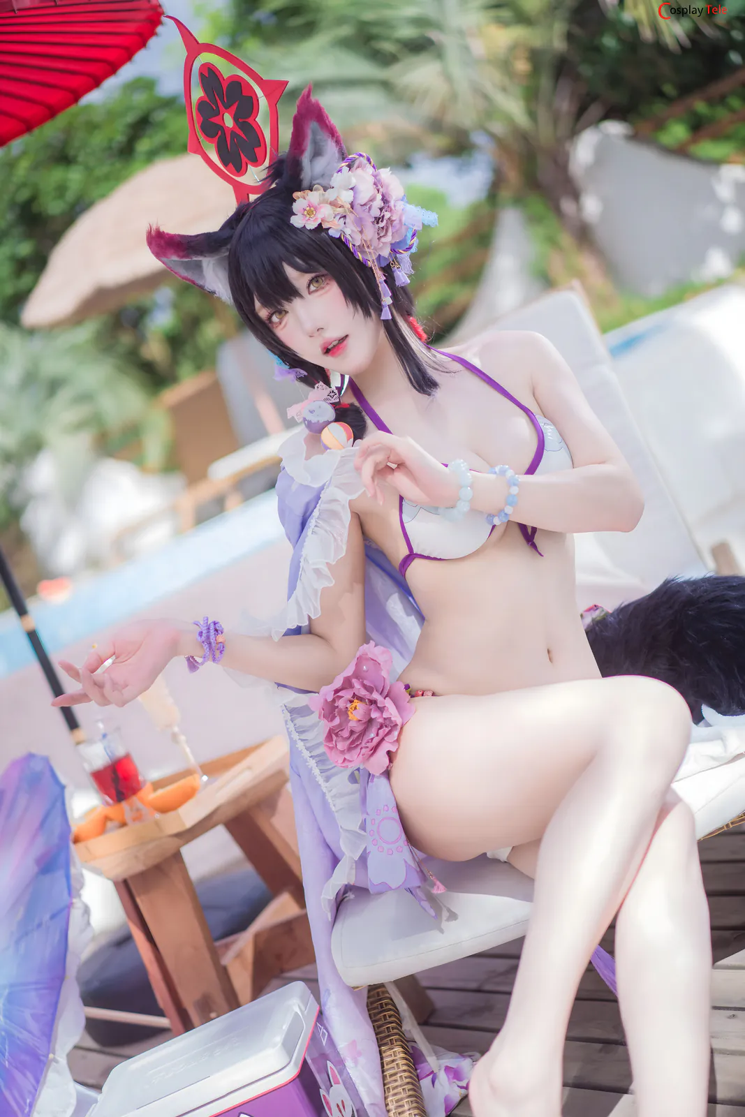 Abaoyeshitunia1 cosplay Kosaka Wakamo Swimsuit 8