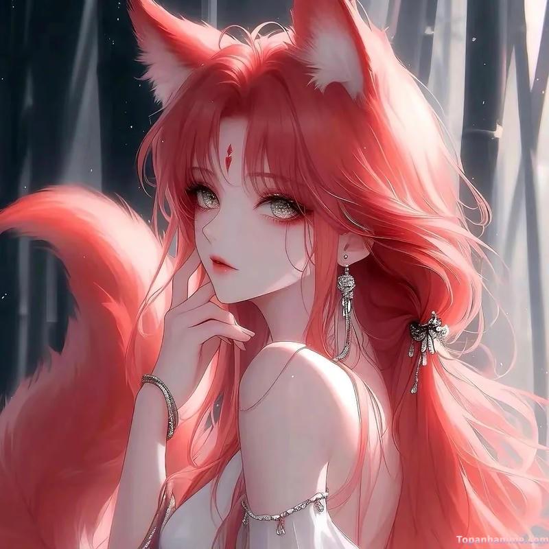 Mẫu ảnh hồ ly anime 29