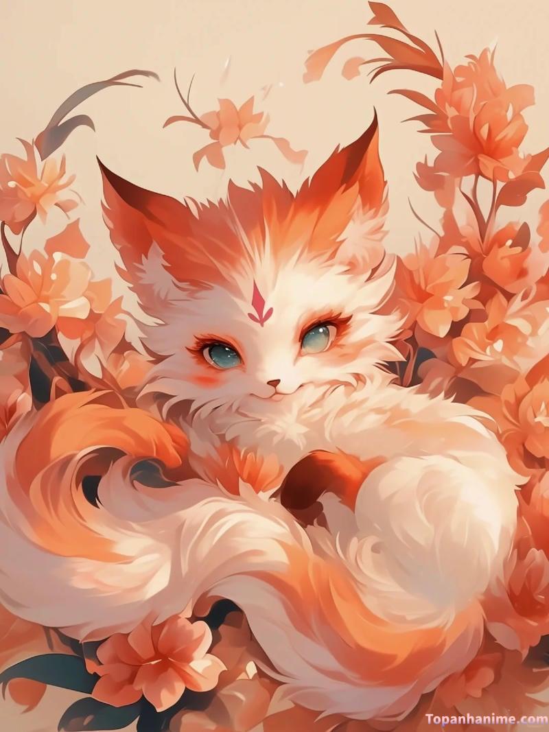 Mẫu ảnh hồ ly anime 30