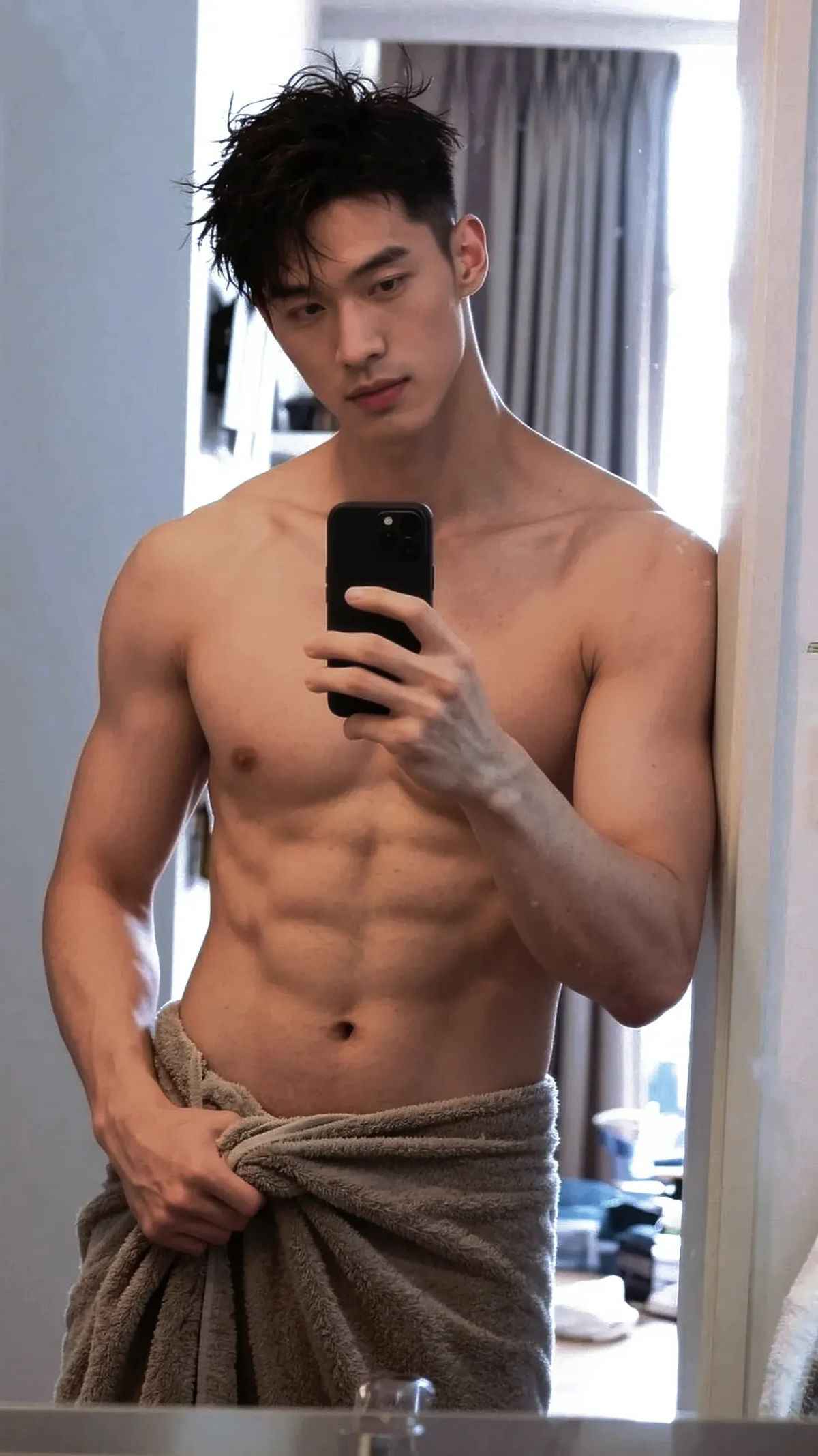 Ảnh trai 6 múi khoe body 10