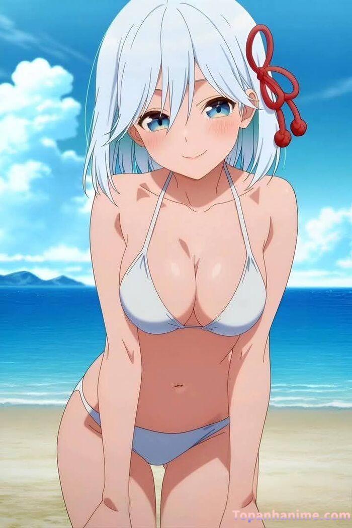 ảnh anime bikini tắm biển 19