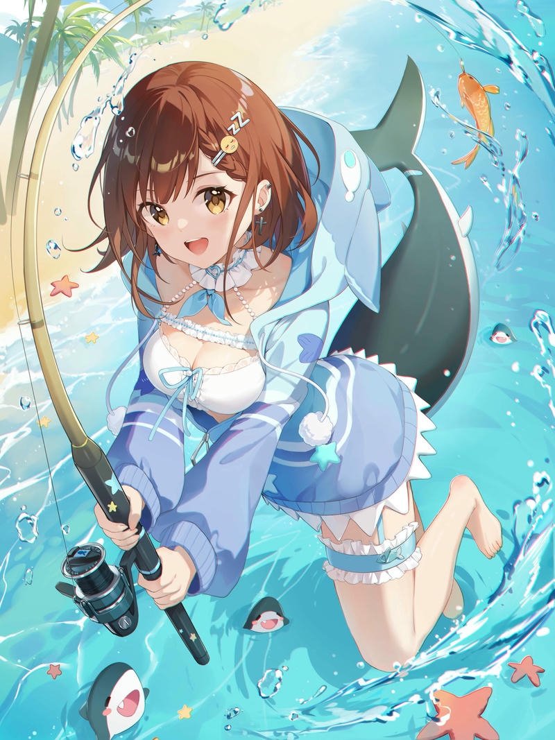 ảnh anime cá mập 13