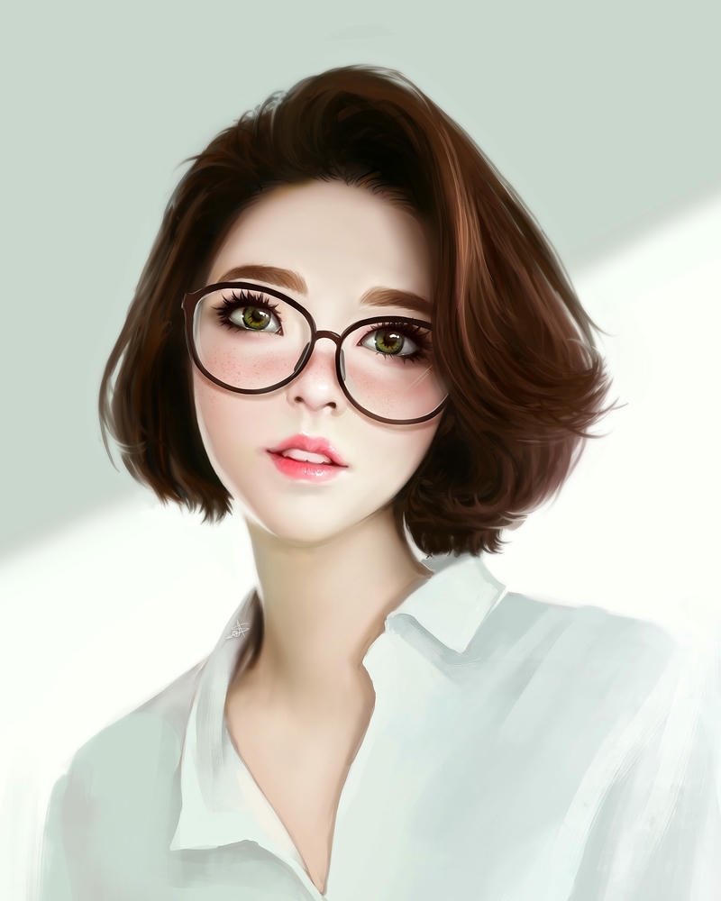 Ảnh anime đeo kính 2