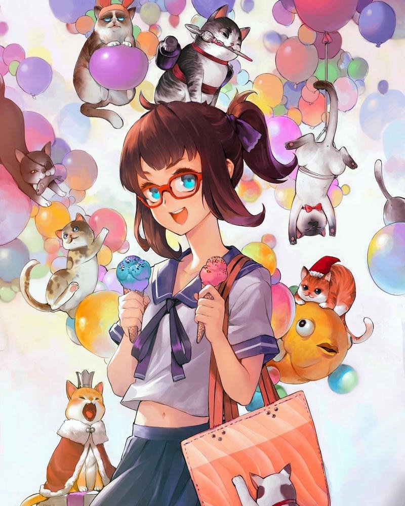 Ảnh anime đeo kính 16