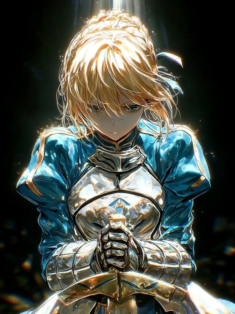 anime nữ cầm kiếm 14