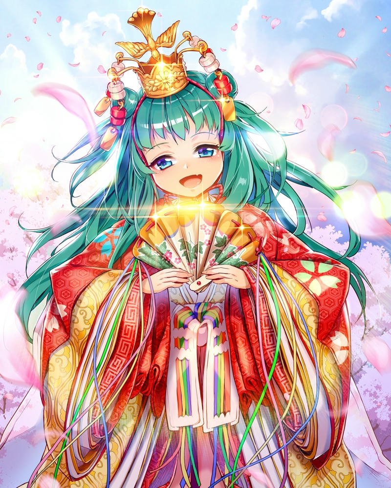 ảnh anime nữ mặc kimono 1