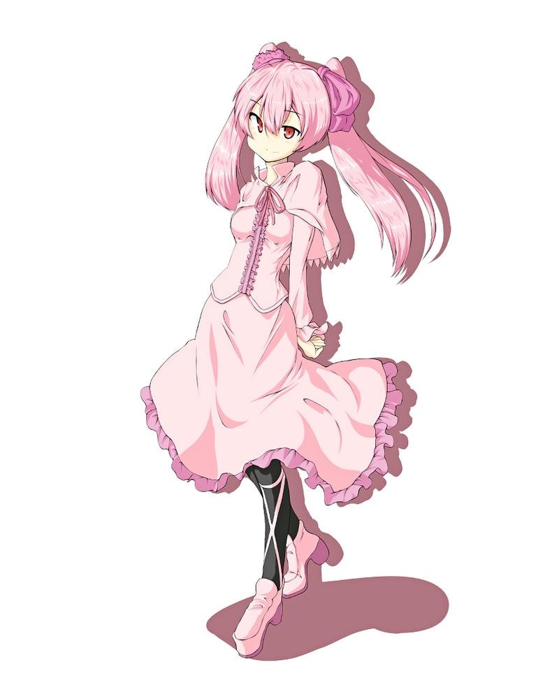 anime nữ tóc hồng 34