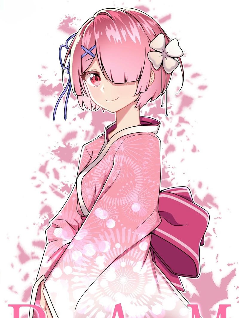 anime nữ tóc hồng 28