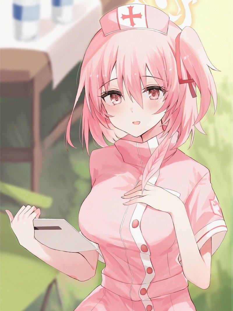 anime nữ tóc hồng 5