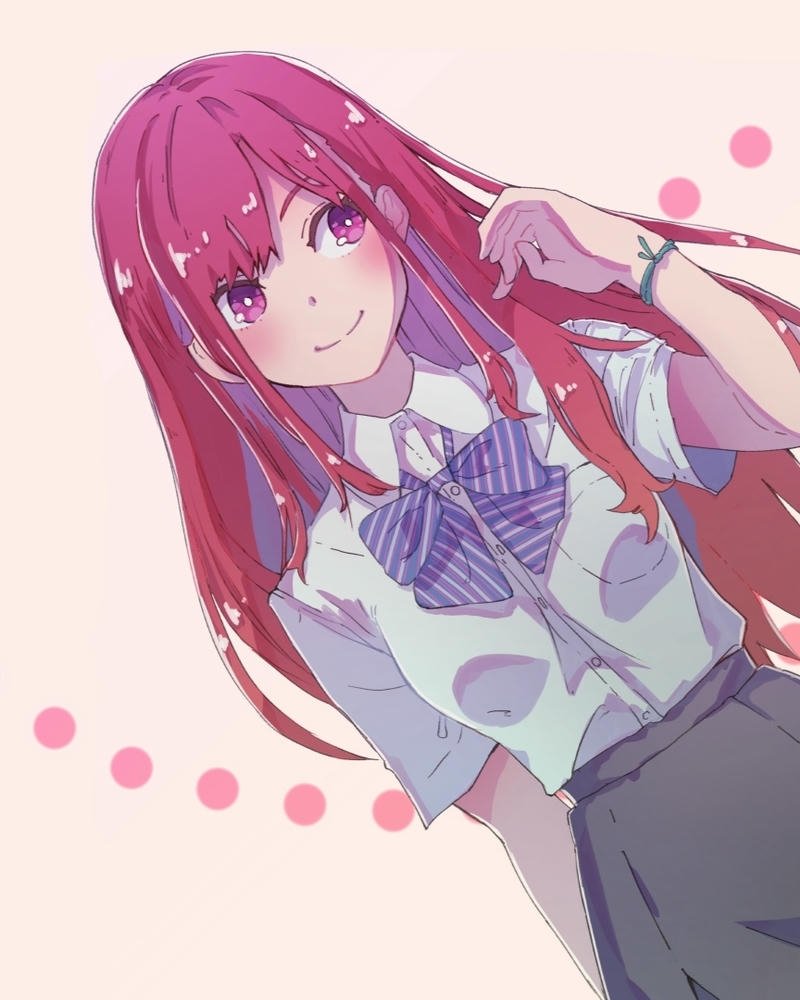 anime nữ tóc hồng 12