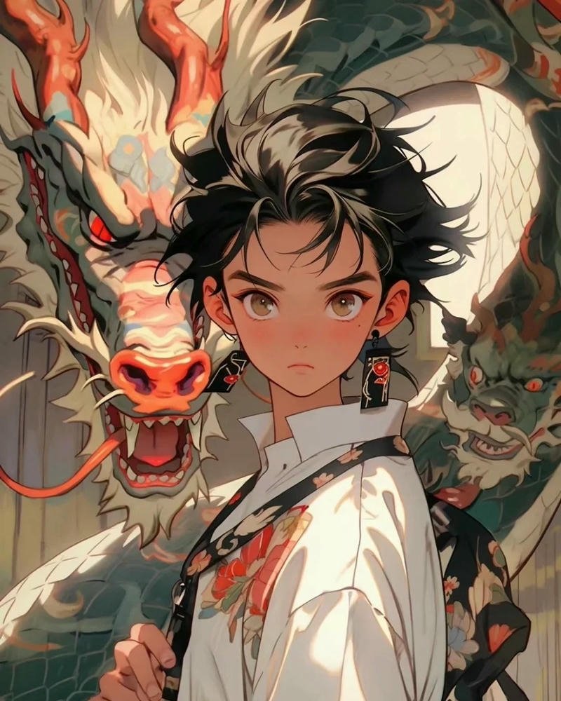 Ảnh rồng anime 4K 3