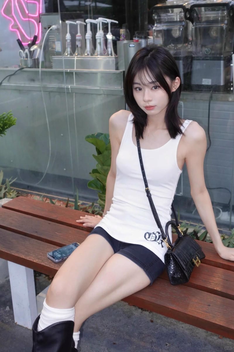 Ảnh gái xinh tóc ngang vai 2k3 50