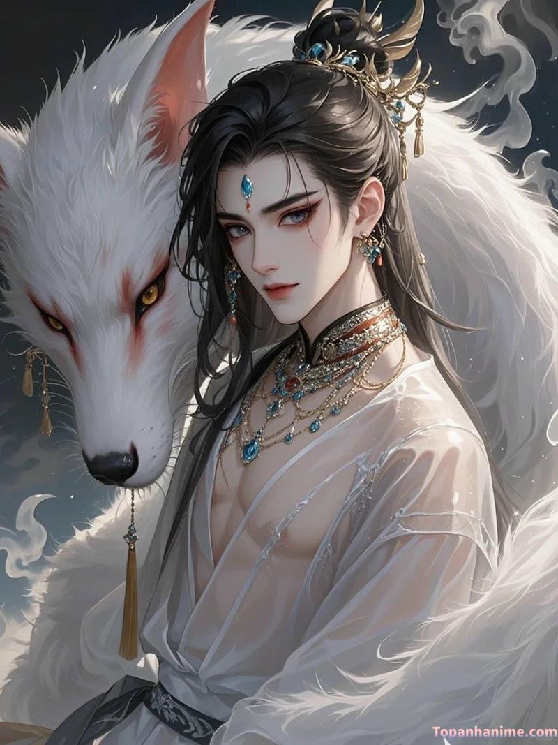 Mẫu ảnh hồ ly anime 35