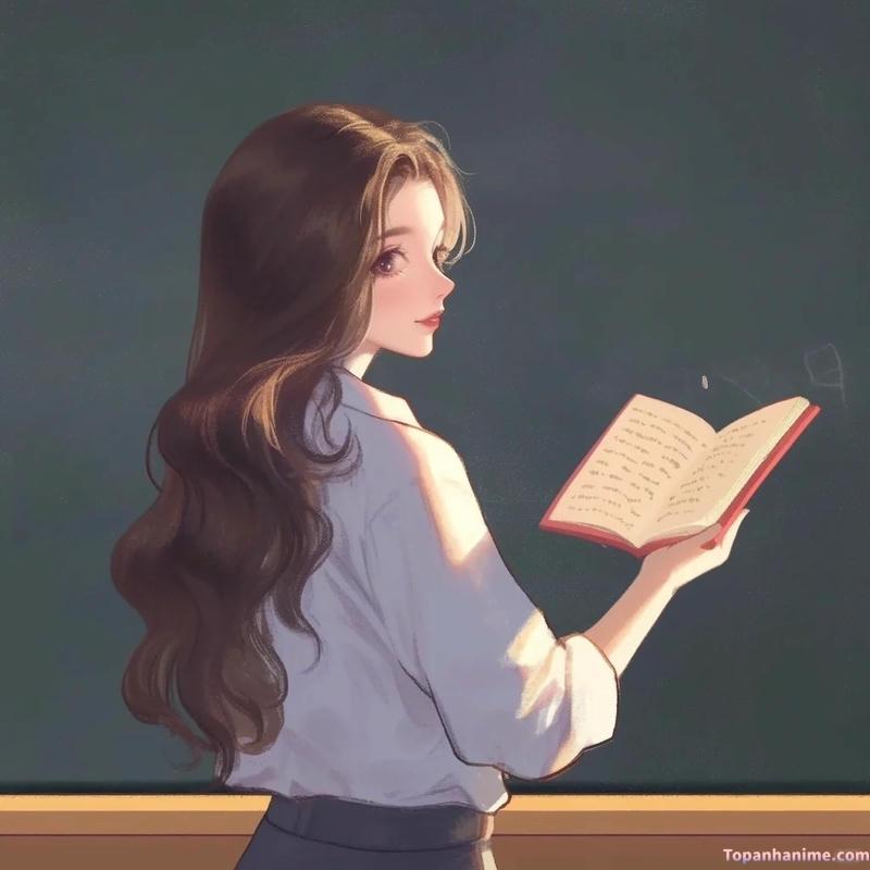Mẫu ảnh cô giáo anime 10