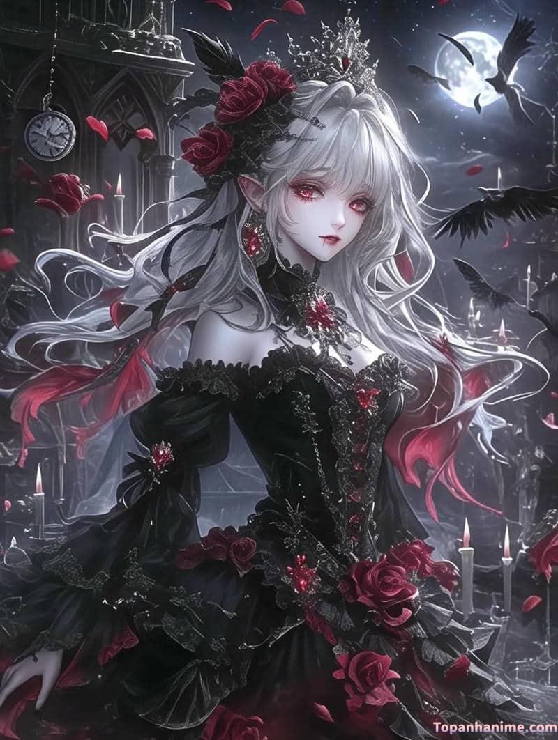 Mẫu ảnh anime công chúa lạnh lùng 9