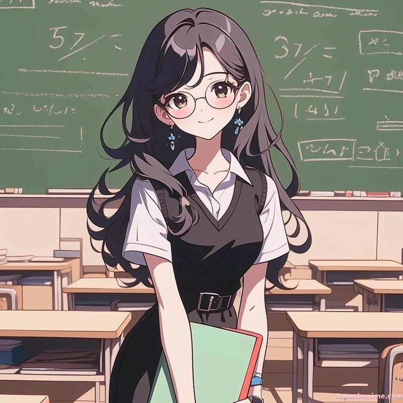 Mẫu ảnh cô giáo anime 13