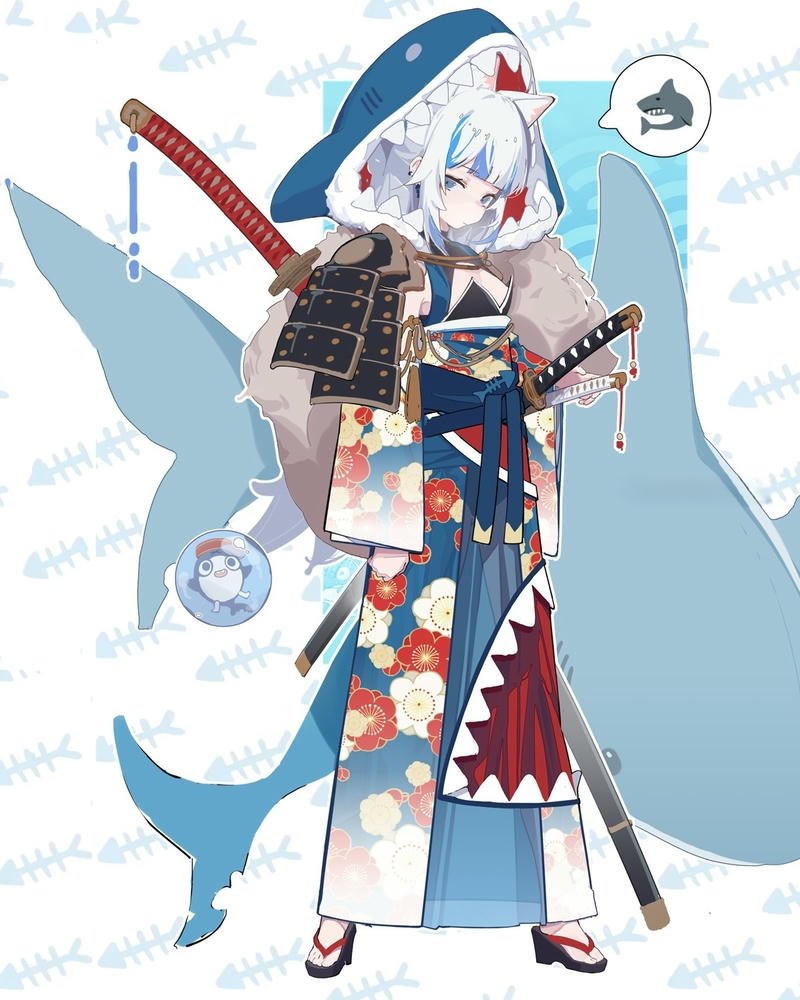 ảnh anime cá mập 27