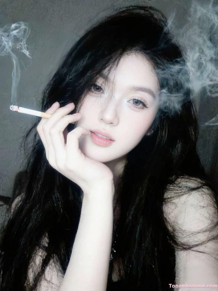 ảnh con gái hút thuốc 7