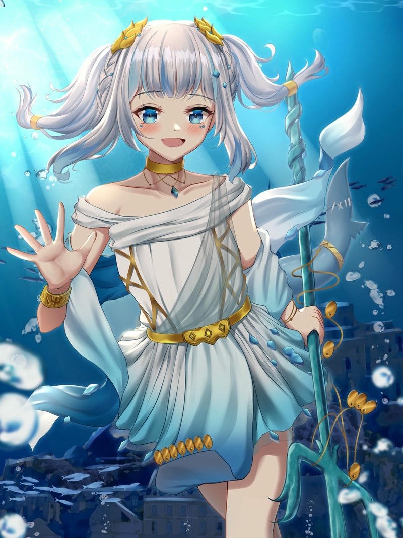 ảnh anime cá mập 1