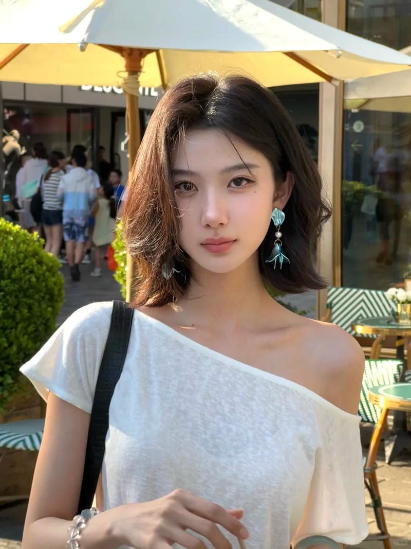 Ảnh gái xinh tóc ngang vai 2k3 62