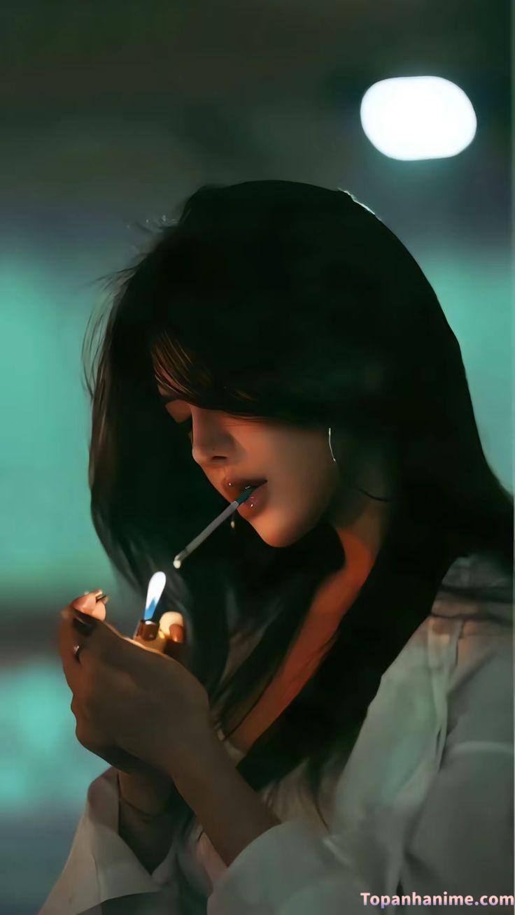 ảnh con gái hút thuốc 10