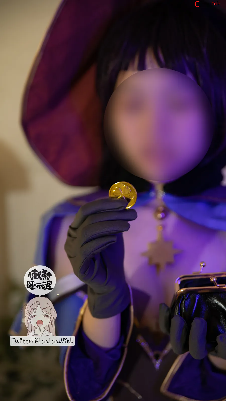 LanLanWink cosplay Mona 17