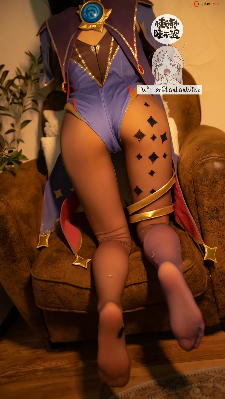 LanLanWink cosplay Mona 33