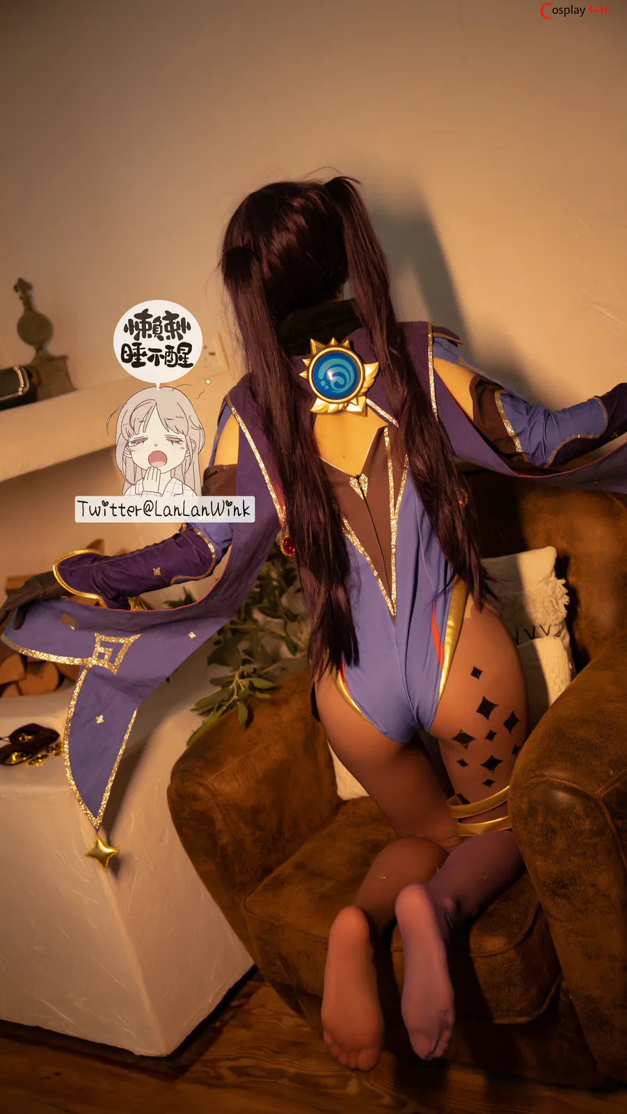 LanLanWink cosplay Mona 34