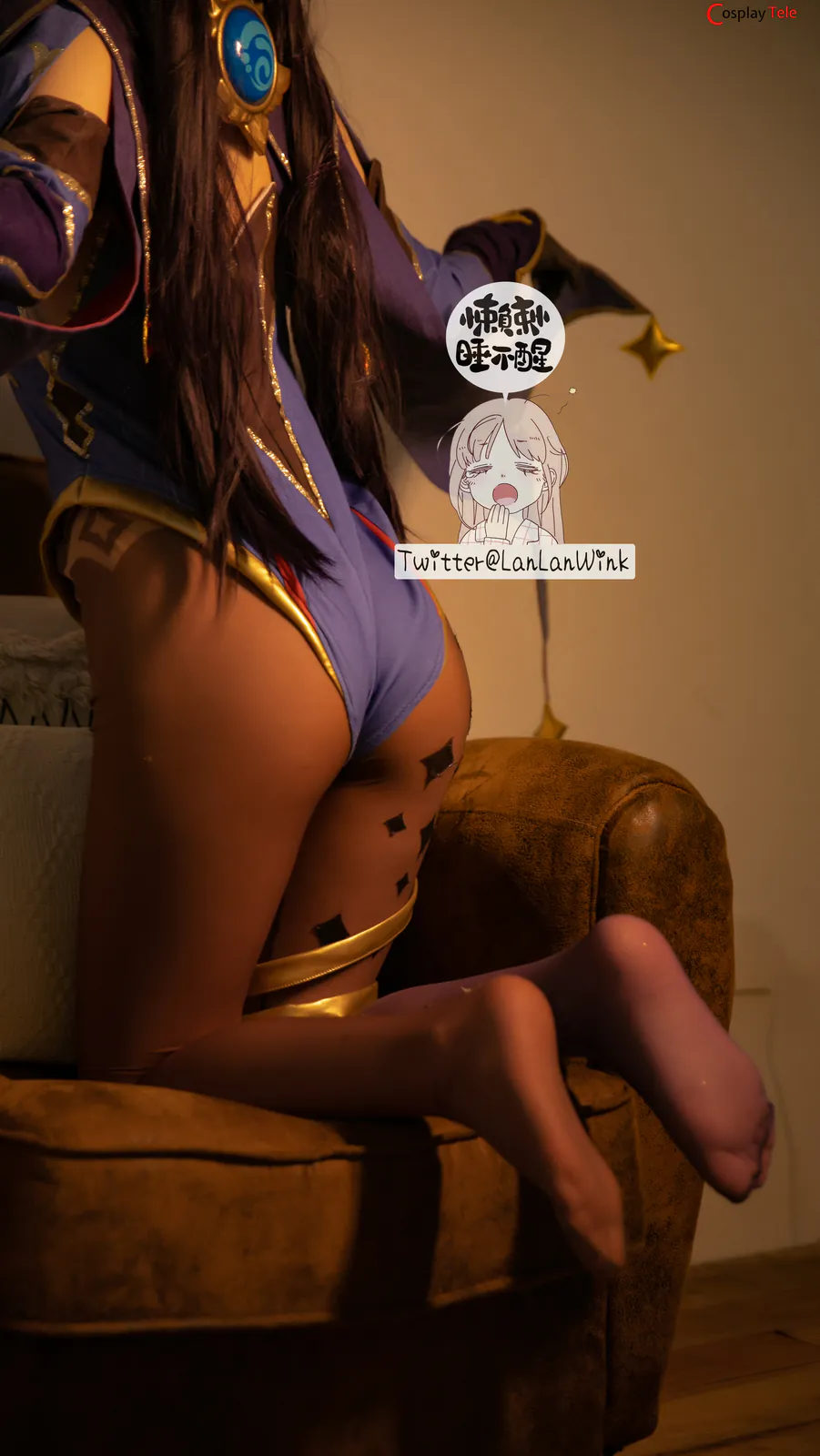 LanLanWink cosplay Mona 35