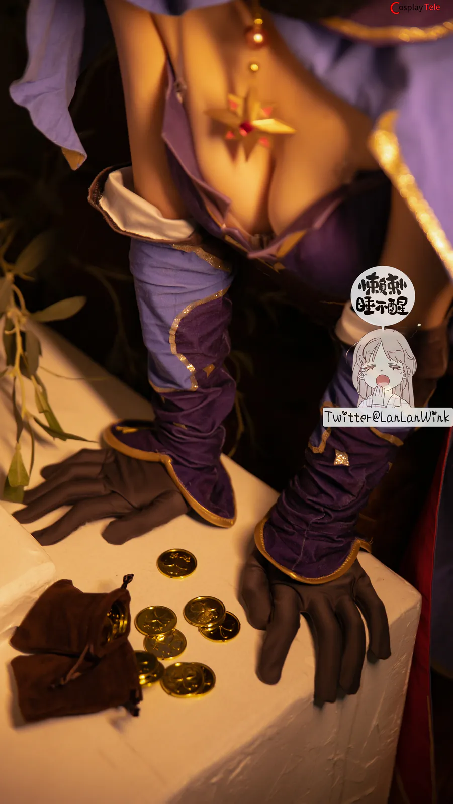 LanLanWink cosplay Mona 39