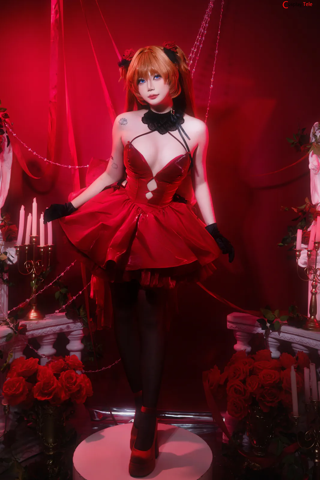 Miinmeow cosplay Asuka Langley Soryu 1