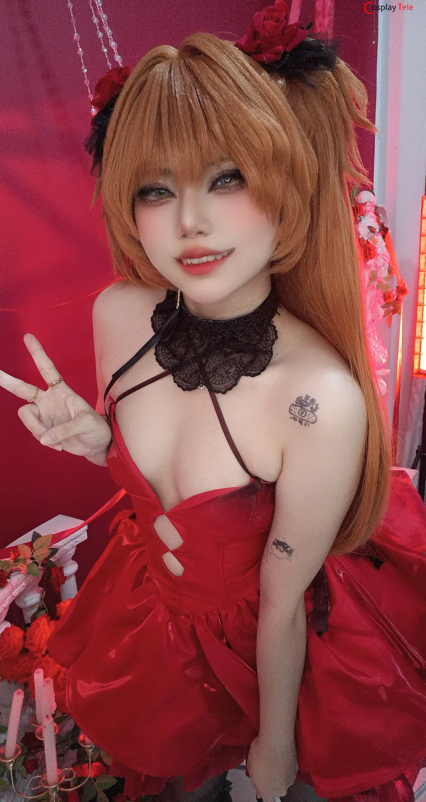 Miinmeow cosplay Asuka Langley Soryu 46