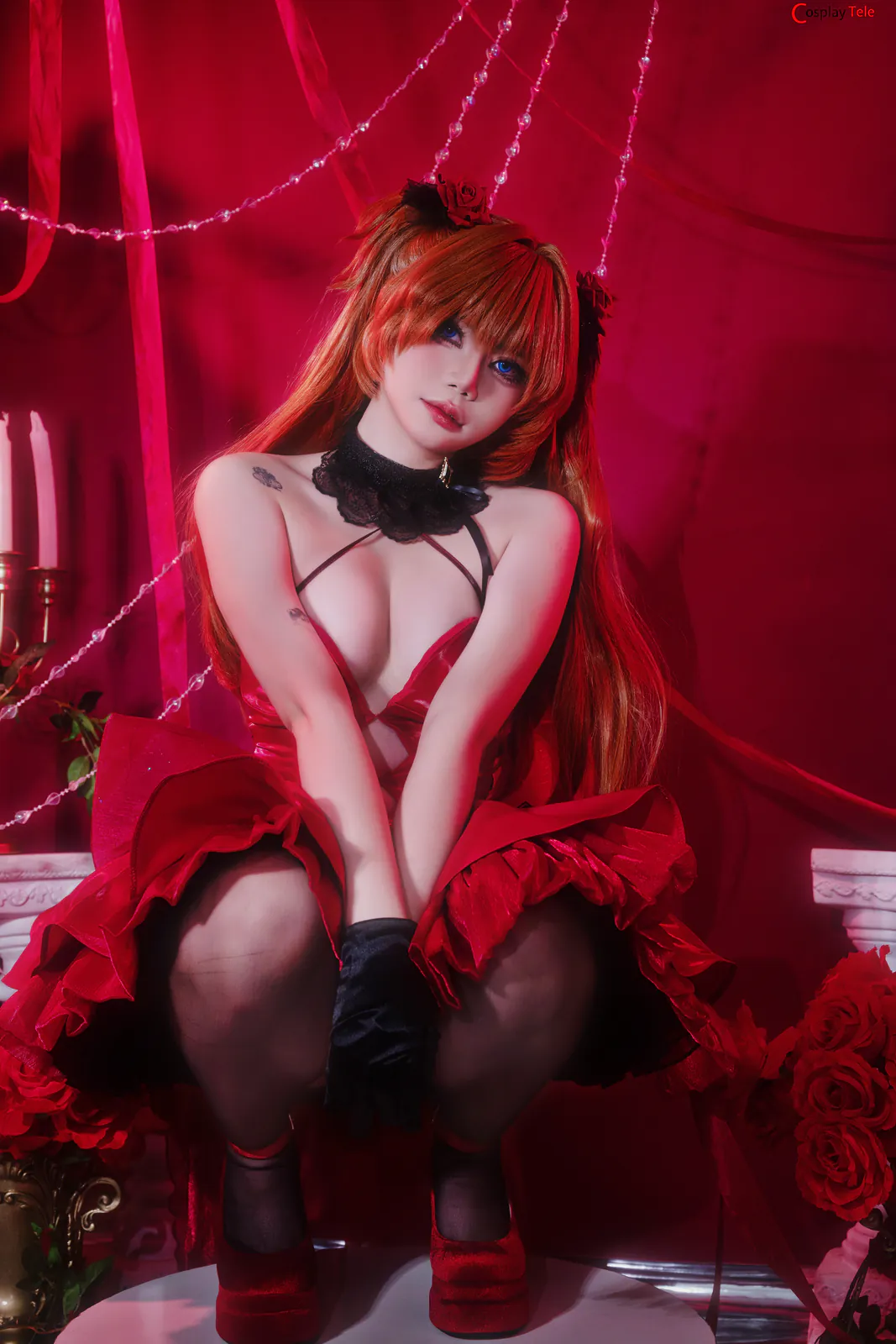 Miinmeow cosplay Asuka Langley Soryu 4