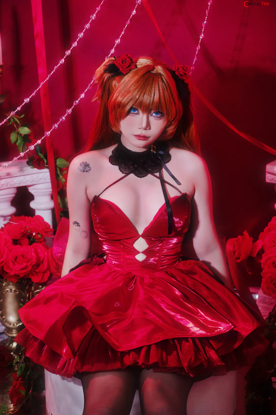 Miinmeow cosplay Asuka Langley Soryu 6