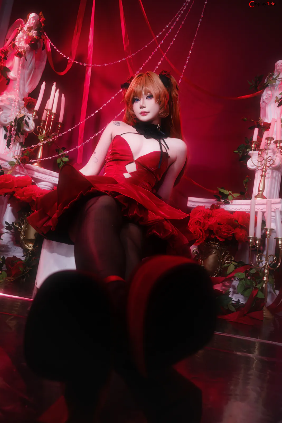 Miinmeow cosplay Asuka Langley Soryu 7