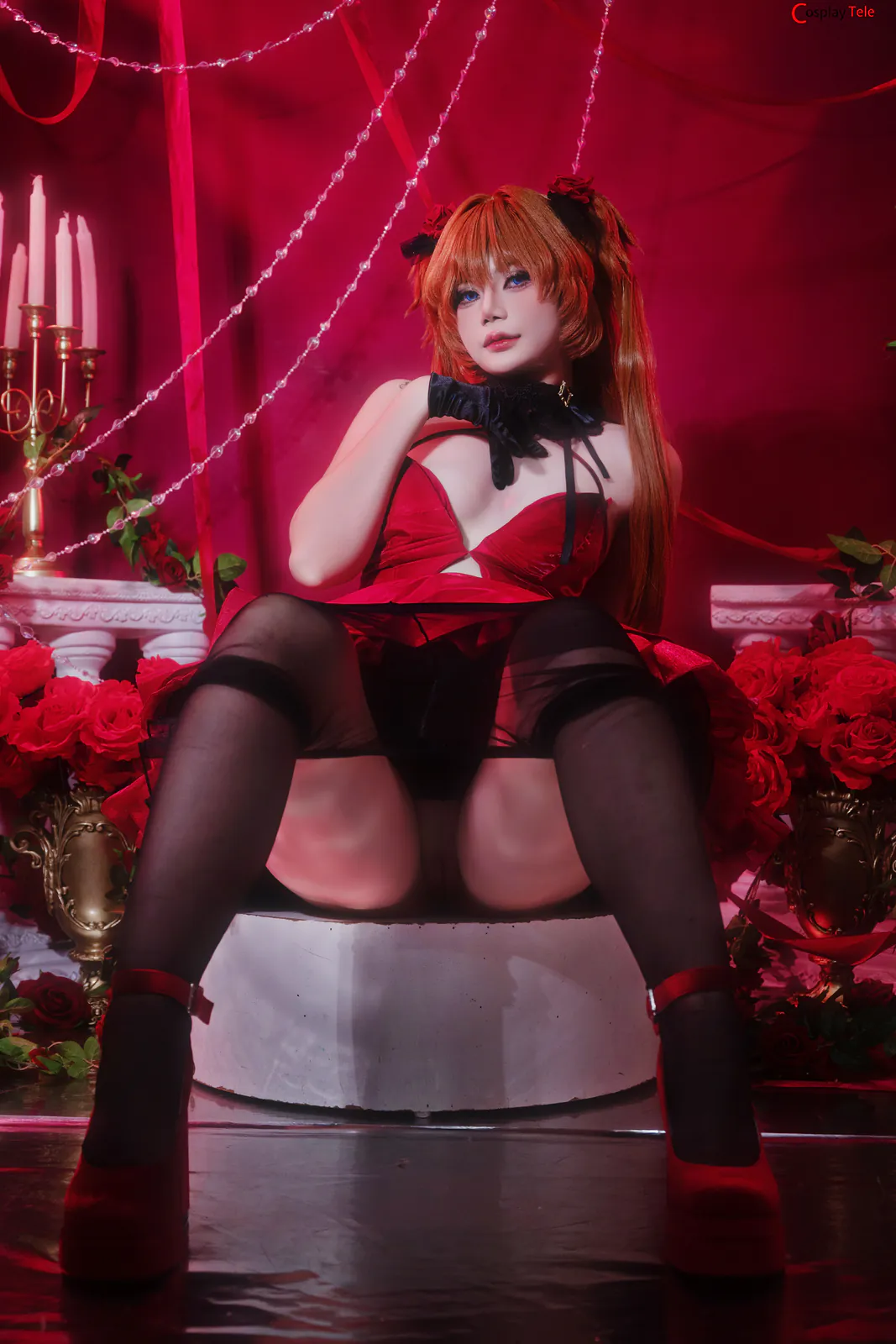 Miinmeow cosplay Asuka Langley Soryu 9