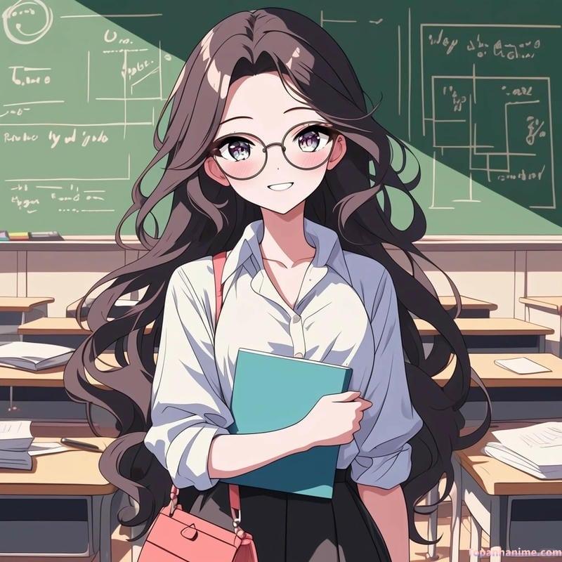 Mẫu ảnh cô giáo anime 26