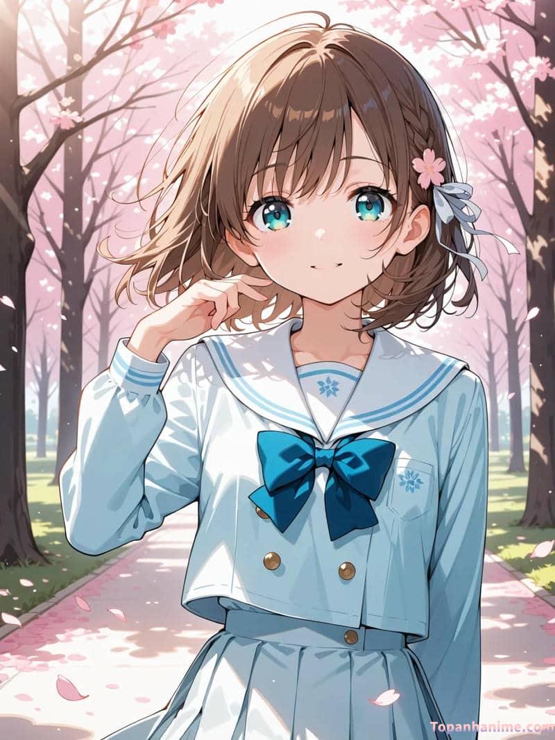 ảnh anime học sinh 25