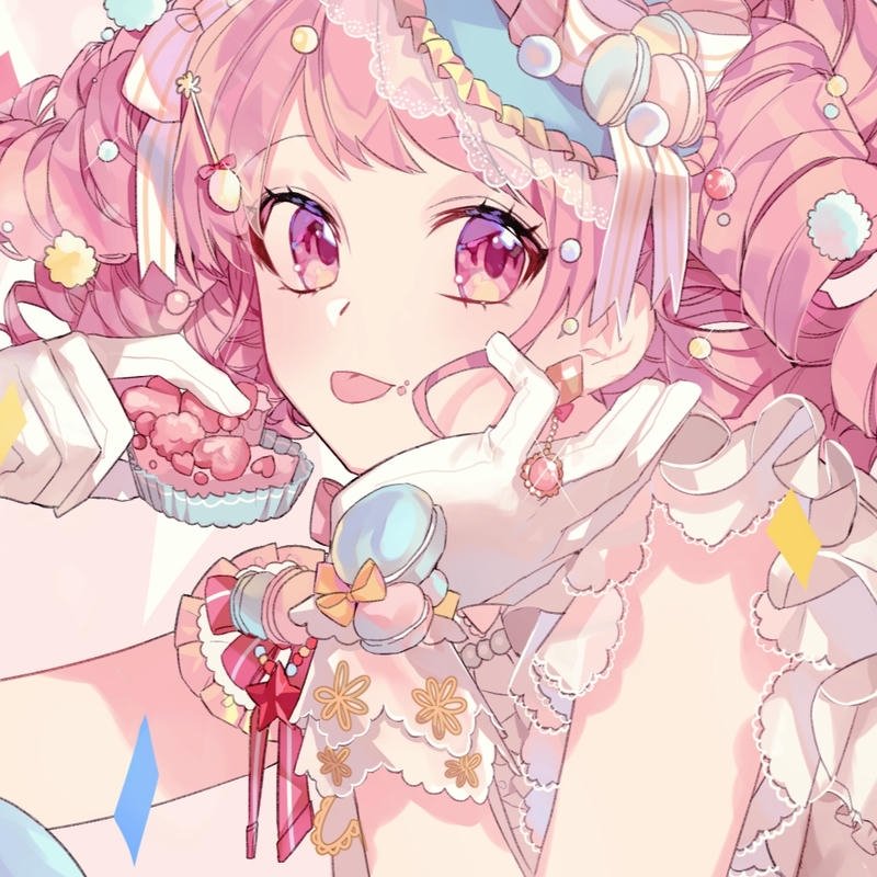 anime nữ tóc hồng 22