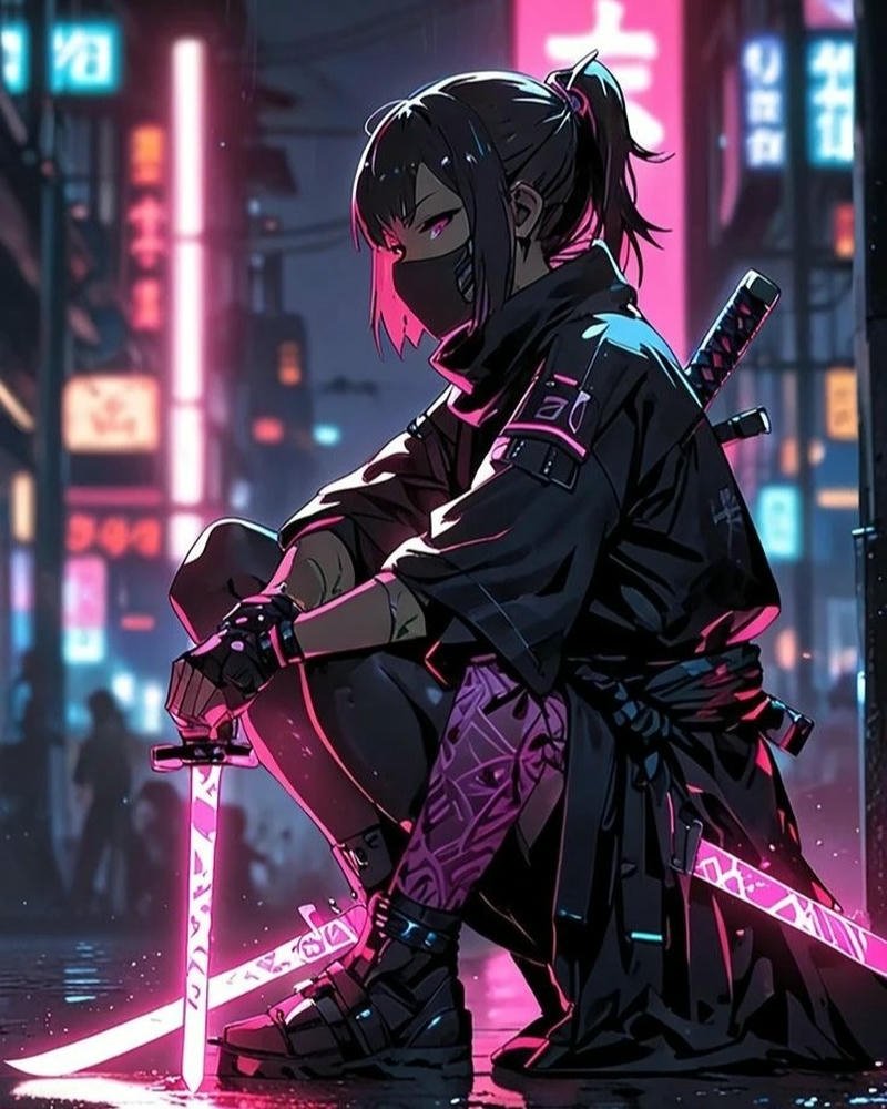 anime nữ cầm kiếm 26