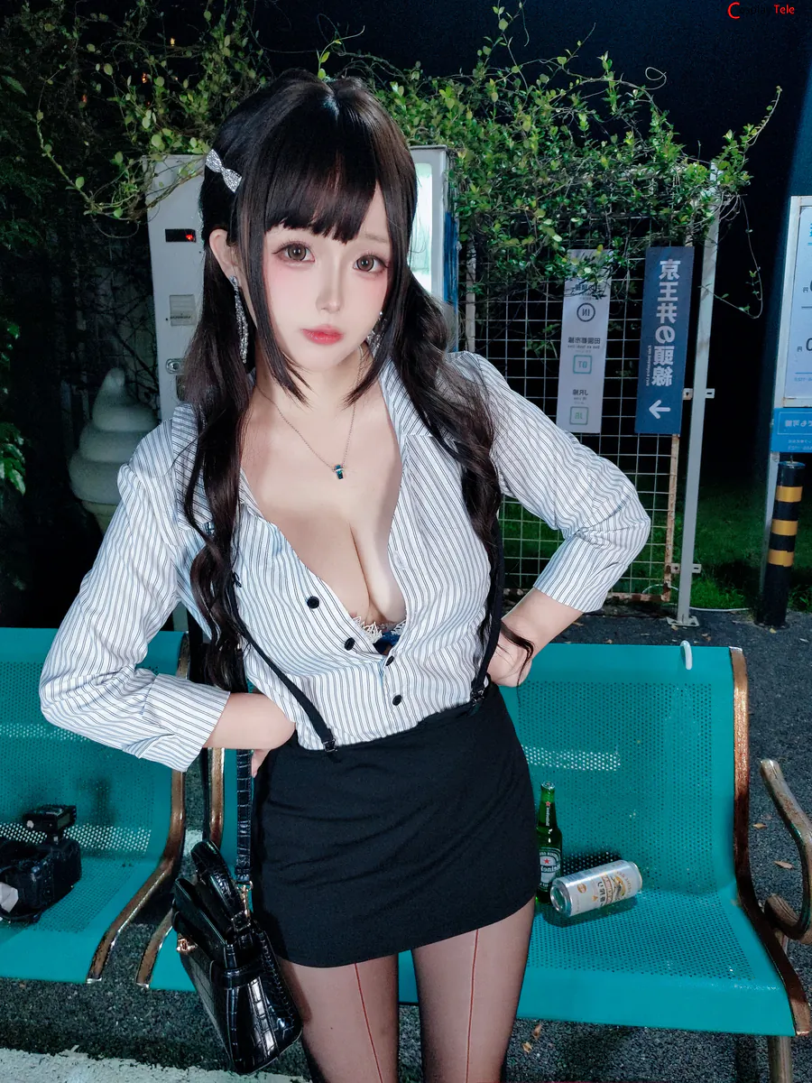 Rinaijiao cosplay Office Lady 157