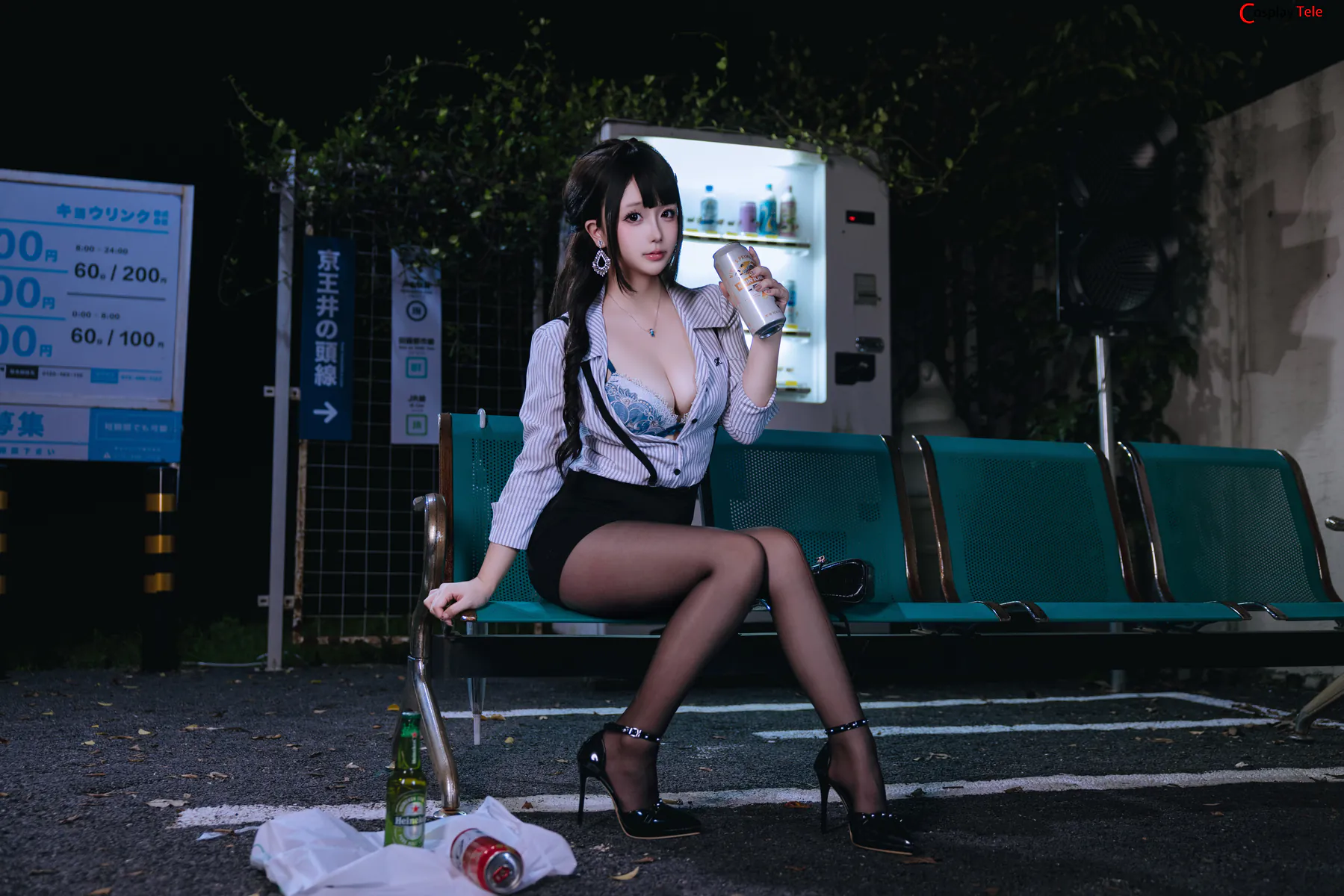 Rinaijiao cosplay Office Lady 36