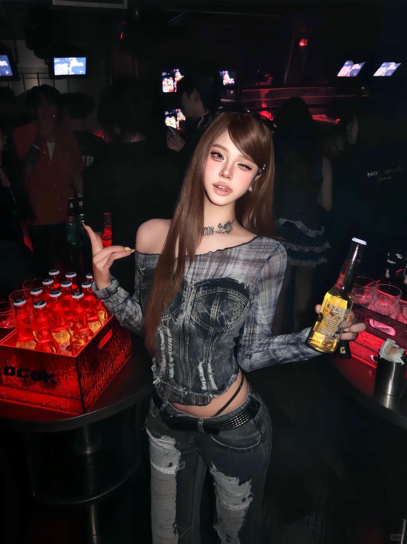 ảnh gái đi bar 67