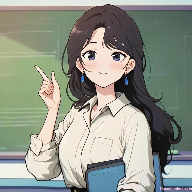 Mẫu ảnh cô giáo anime 31