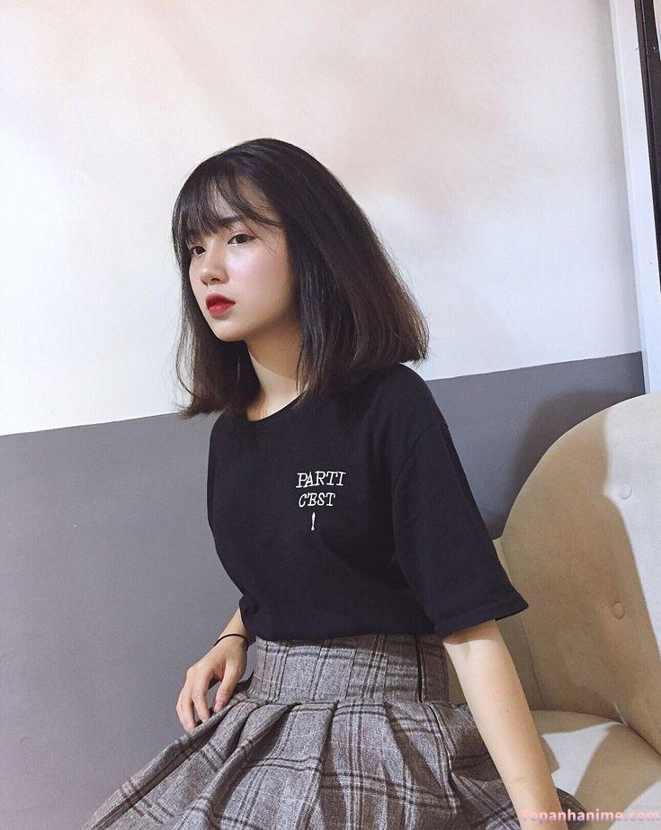 Ảnh gái xinh tóc ngang vai 2k3 21