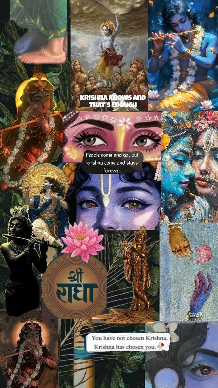 Beautiful radha krishna aesthetic 19