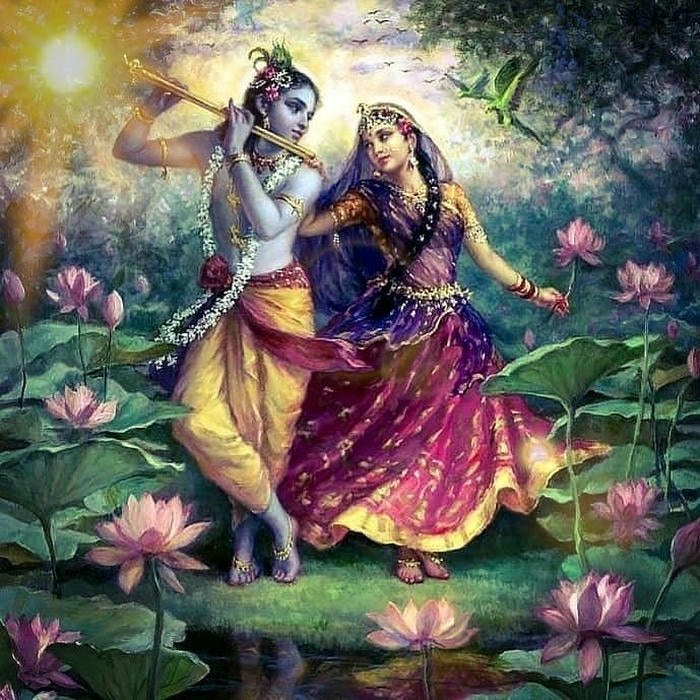 Beautiful radha krishna aesthetic 5